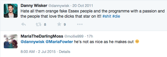 Freddie_UK's tweet photo. If u're fan of #Towie #Mic #ExOnTheBeach DON'T vote for Danny Wisker  who's bullied all their stars #BBUK See http://t.co/774gv4rn0e