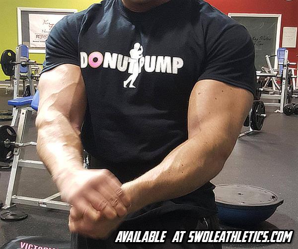 blackwellmuscle's tweet image. Donut pump shirts available at swoleathletics.com - tag someone who needs #donutpump in their life! #bodybuilding