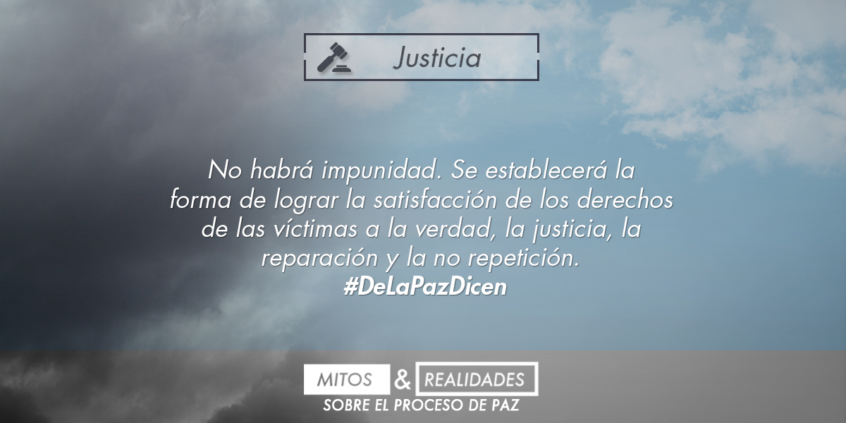 SiALaPaz's tweet photo. –Mito:
"#DeLaPazDicen que este proceso es para perdonar todos los crímenes a las Farc"
–Realidad... http://t.co/MjERKL5aGG