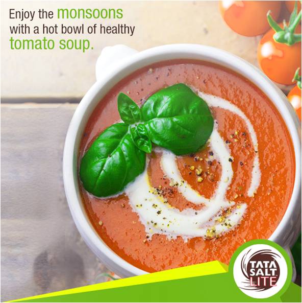 TataSaltLite's tweet photo. Add basil leaves, dried oregano &amp; a pinch of Tata Salt Lite to your tomato soup, order- http://t.co/MQnIAzFhWn http://t.co/rkWbnpzf9W
