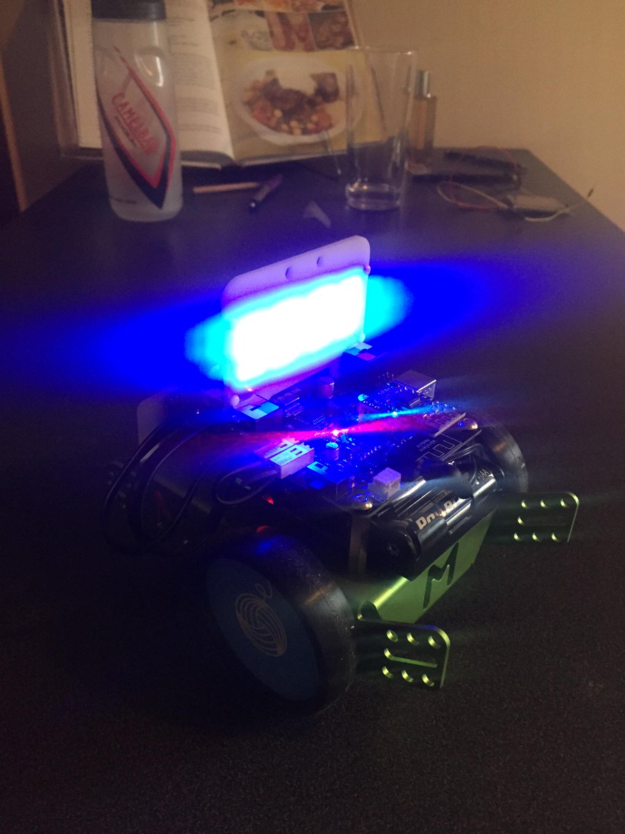 TeachInnovate's tweet photo. @mBlock_cc mBot arrived today. Works great with mBlock (scratch for robots). Can I buy a class set? http://t.co/MLsXPqt9pL