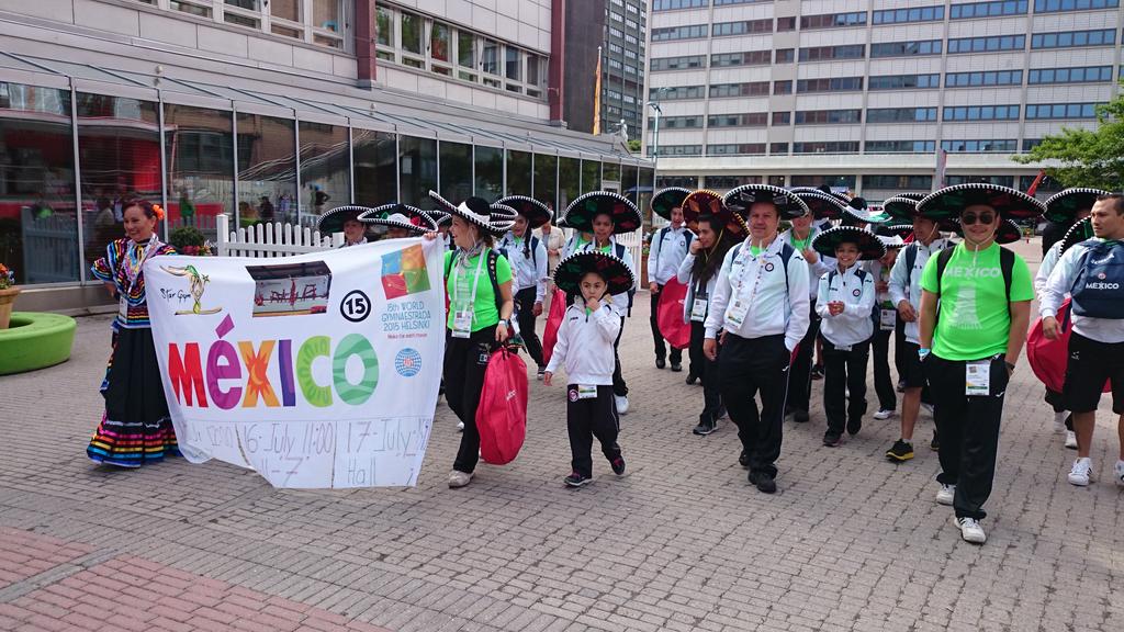 wg_2015's tweet photo. Another day has begun at Messukeskus. Here arrives a group from #Mexico! #WG2015 #maketheearthmove http://t.co/jWijuKvrTd