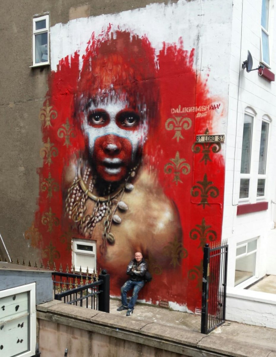 globalstreetart's tweet image. New work by Dale Grimshaw in Blackpol at Sand Sea and Spray festival. globalstreetart.com/dale-grimshaw