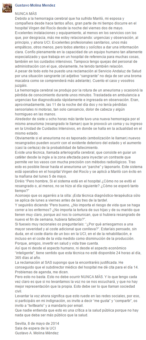 MedicinaJoven's tweet photo. Nunca más! #SAS http://t.co/RUtdBYKjo1