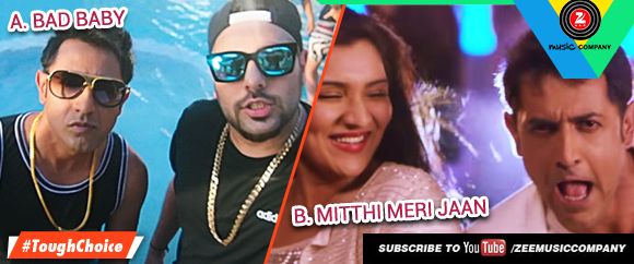 ZeeMusicCompany's tweet photo. Pick your favourite! #SecondHandHusband
#BadBaby: http://t.co/ouSWHqdZtm
#MitthiMeriJaan: http://t.co/YKbVFkqJbl http://t.co/bKDzymlOhJ