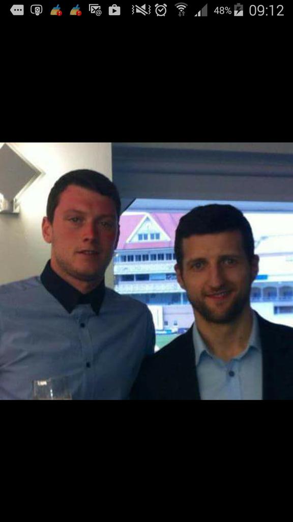 A big happy birthday to Carl Froch\s Butler Have a good un Gadget legs 