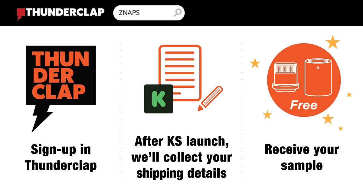 Please support our Thunderclap campaign: bitly.com/1dhQ6nT. #ZNAPS #FREESAMPLE