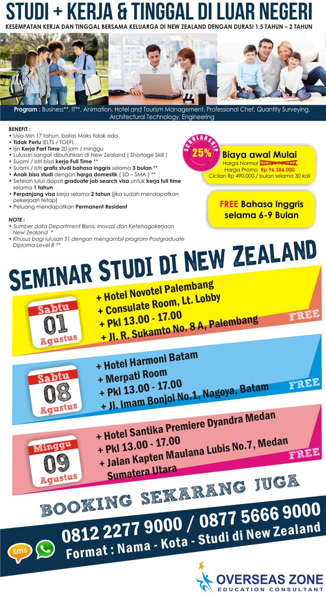 Program_Master's tweet photo. @syamsul_hr Free Seminar studi+kerja&amp;tinggal bersama keluarga diluar negeri.Batam,8 Agsts'15.SMS 081222779000 http://t.co/ZreMOJXHAE