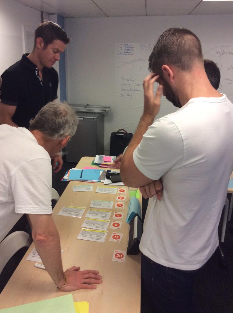 dazzawilmshurst's tweet image. “@agileadventures: Portfolio planning @agileadventures on 2 day course http://t.co/l16BfCLRcY” #coursestories SAFe City Simulation :-)