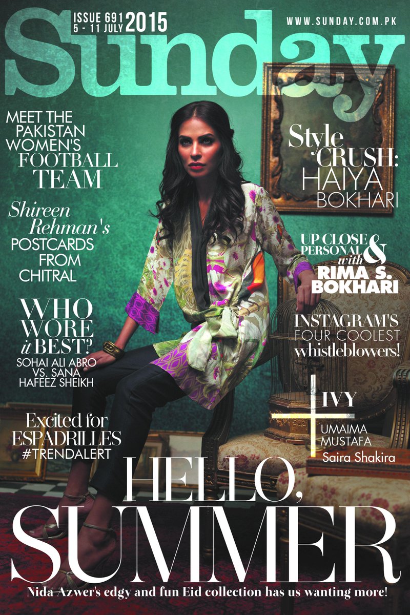 SundayDT's tweet photo. @NidaAzwer Atelier's Breezy summer collection all up for Sunday. #shootoftheweek #coverphoto
http://t.co/gc7UurpXi3 http://t.co/aMk3RvT7Ju
