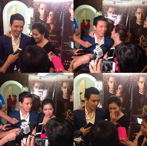 AngerikBabies41's tweet photo. @Cornerstone_TMC " @eriksantos &amp; @loveangelinequinto answering questions from the press #KQattheAraneta #Cornerston…" http://t.co/QGihKRyGLS