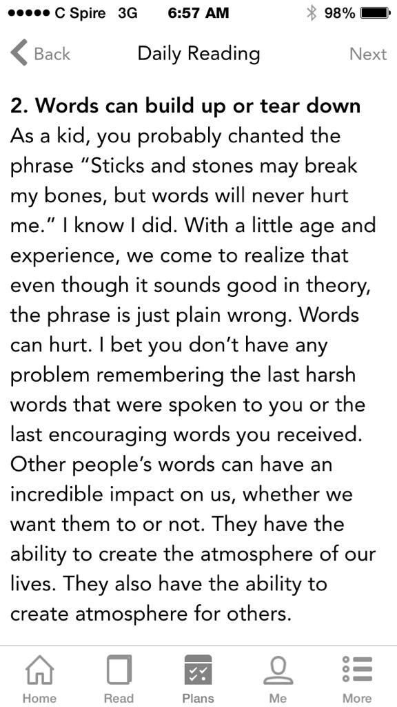 CoachHughFreeze's tweet photo. Our WORDS MATTER more than we care to think. Be intentional with them http://t.co/vkUEgbw8bx