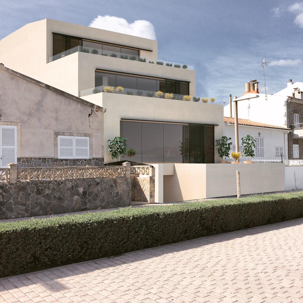 juan_id4's tweet image. New project in Can Picafort #mallorca #3dmax #render #Autodesk #vray #project #design #architecture