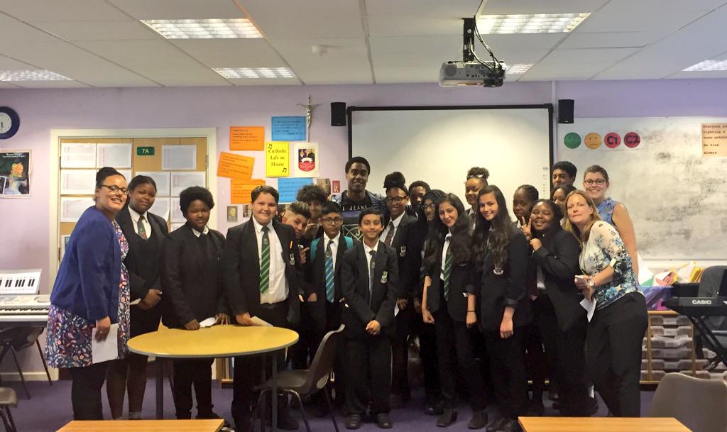 simonwebbe1's tweet photo. Currently back at my old school in Birmingham Holy Trinity Catholic School Simon says... http://t.co/8gwO16XrD5