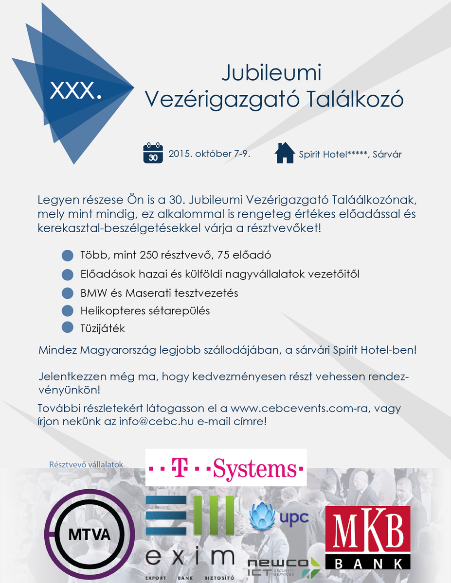 CebcEvents's tweet image. info@cebc.hu