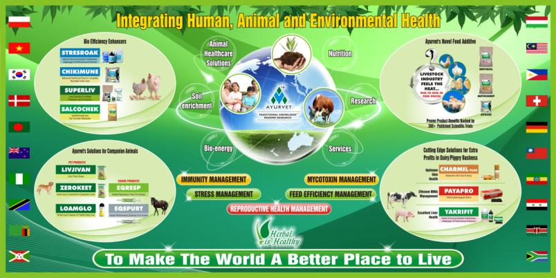 ayurvet's tweet photo. To make the #world a better place to live, #Ayurvet is integrating #Human , #Animal &amp; #Environmental health http://t.co/tzSo9I0U6Z