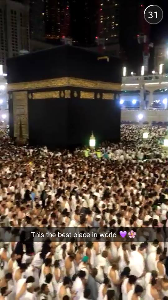 la9at's tweet photo. #Mecca_live 
Thankyou @Snapchat #snapchat #live #mecca http://t.co/aIp6INqGbc