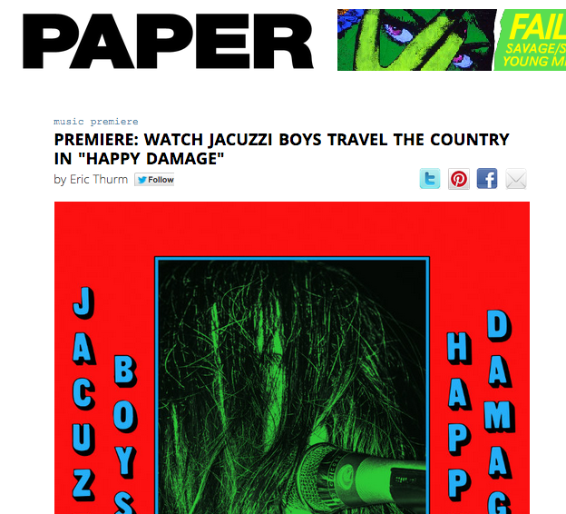 Hey! Check out the new <a href="/JacuzziBoys/">Jacuzzi Boys</a> video for "HAPPY DAMAGE" premiering on <a href="/papermagazine/">Paper Magazine</a> found.ee/jbpapermag