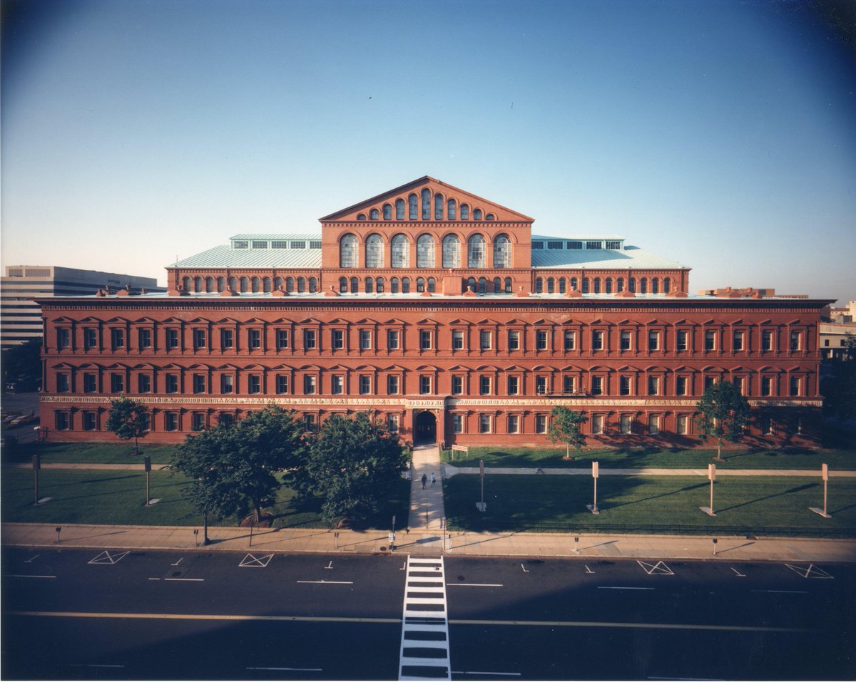 BuildingMuseum's tweet photo. Brick was the primary building material for the Pension Building as it was cheaper and fireproof #BuiltHistory http://t.co/x5JX5E3Jmq