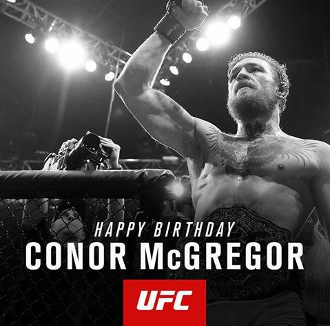 \"Happy birthday conor mcgregor\" 