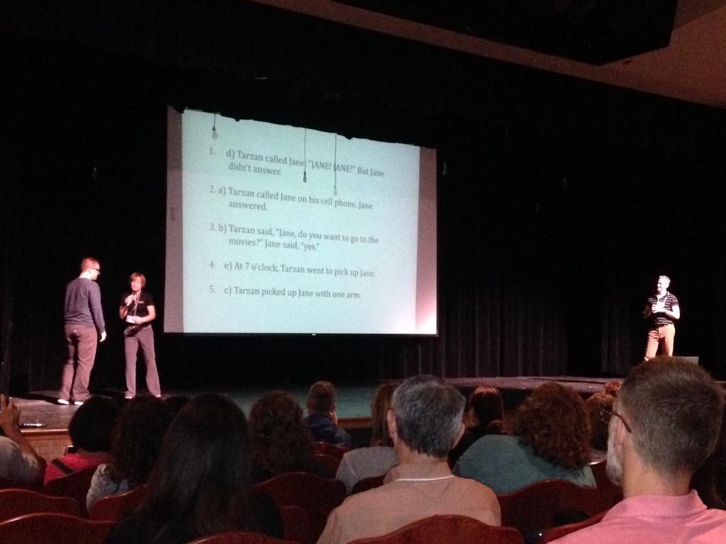 kane_sierra's tweet image. Tarzan called Jane seductively... #iflt15 #teachingconference #thisiswhatreallanguageteachersdo