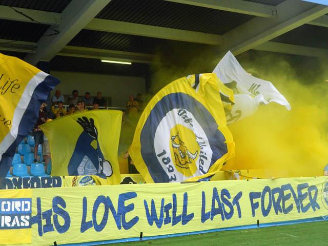 OUFCOfficial's tweet image. Oxford fans gave their team a fantastic reception here at SC Wiener @SC_WN #OUFCinAustria