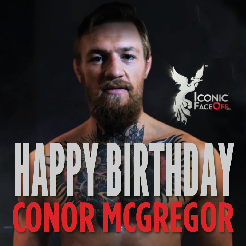 GoFaceOff_'s tweet photo. Happy Birthday to #IconicFaceOff Ambassador @TheNotoriousMMA from everyone at Team Iconic! #ConorMcGregor http://t.co/GVyMIA3vHa