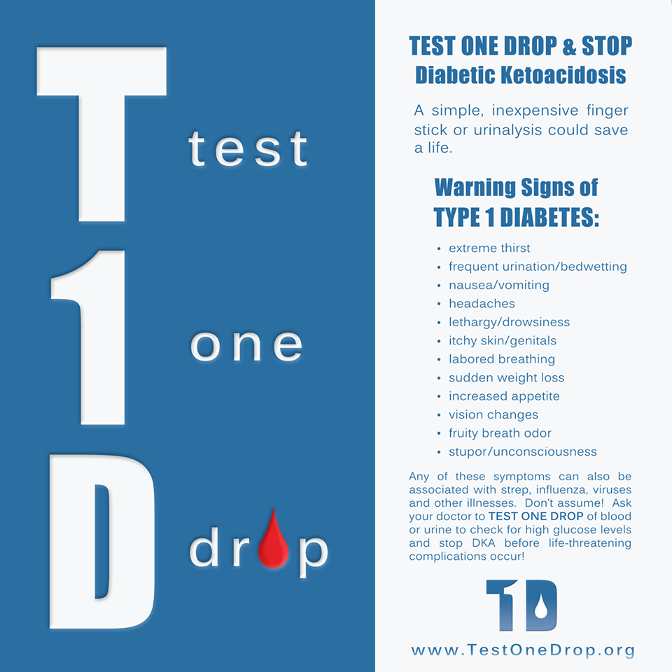 AleaMilham's tweet photo. Know the signs, so no child succumbs to Type 1 Diabetes and DKA! Visit http://t.co/TQ9OispPna to learn more. http://t.co/HB0bNuYefl
