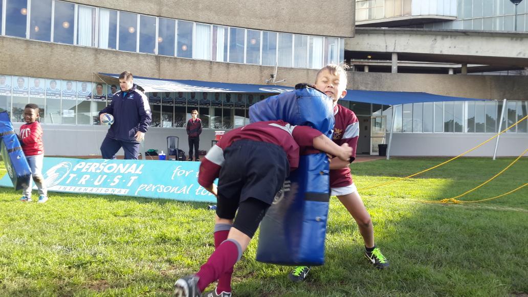 ikeytigers's tweet photo. Another great day at the Ikey Tigers Rugby Academy! Join us at 9am tomorrow for more action! More pics to follow... http://t.co/O5l2idWOYb