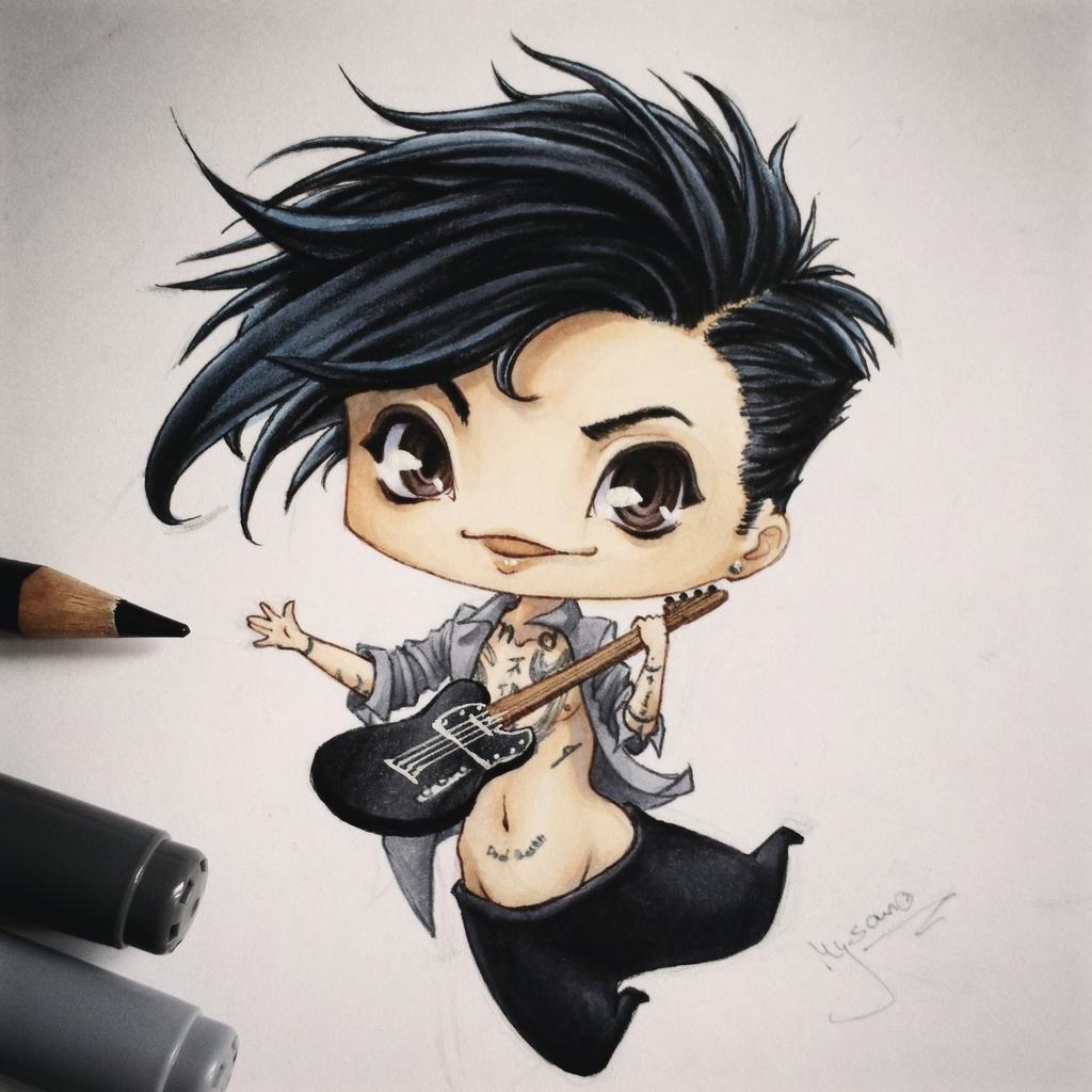 mysano_velvet's tweet photo. Finally: @MIYAVI_OFFICIAL chibi and his amazing guitar. Check out one of the most talented guitarists🎸 http://t.co/3LGicro2x1