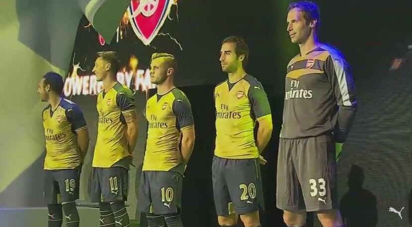 arsenal away kit 2015