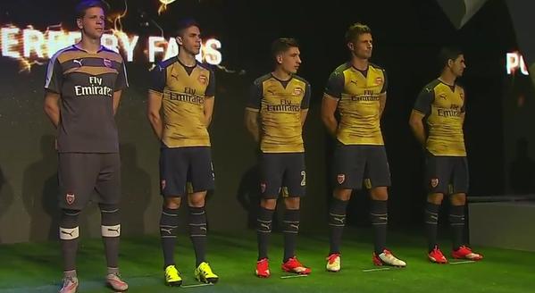 arsenal away kit 2015