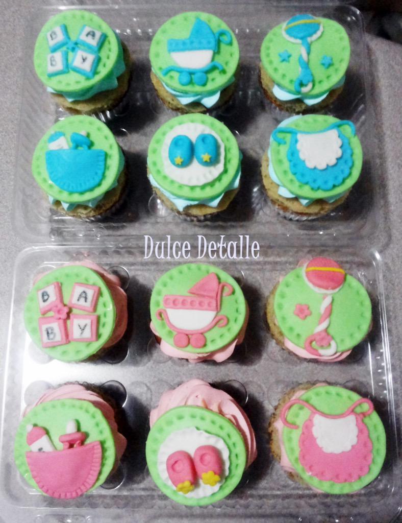 Cupcakes Baby Shower #DulceDetalle