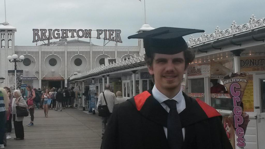 Josh Gilmorton BACK DipLCM #sussexgrad
