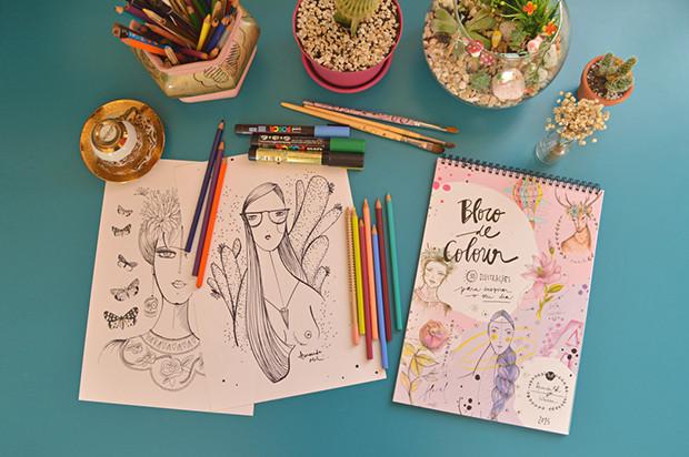 ftcmag's tweet image. Adoramos a ideia da ilustradora Amanda Mol que lançou o Bloco “Vem Colorir” com seus desenhos: bit.ly/1JfnhRU