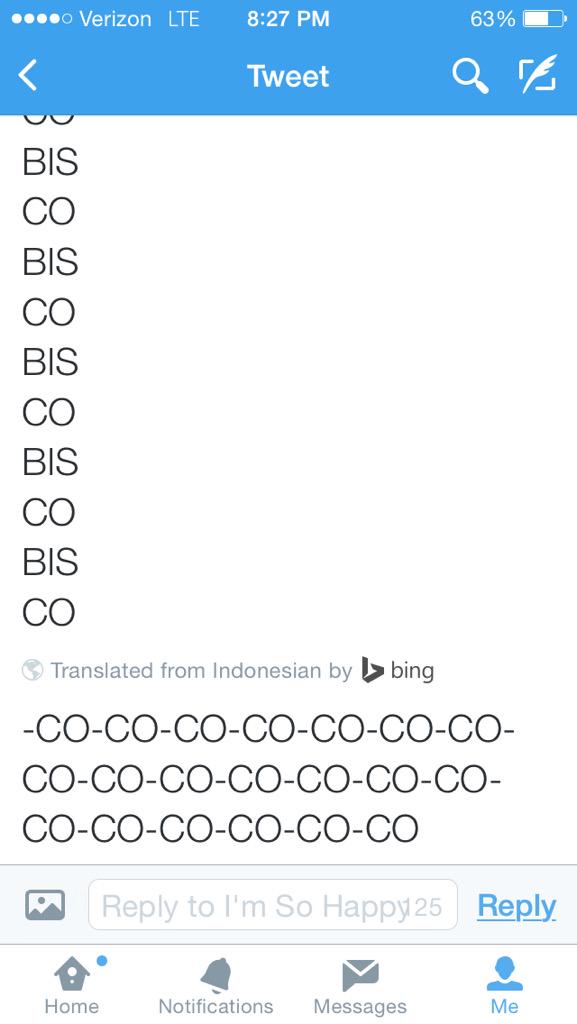 ImSoHappyShop's tweet photo. Translated from Indonesian #CampBisco #thatCOCO http://t.co/xSXXJUviU0