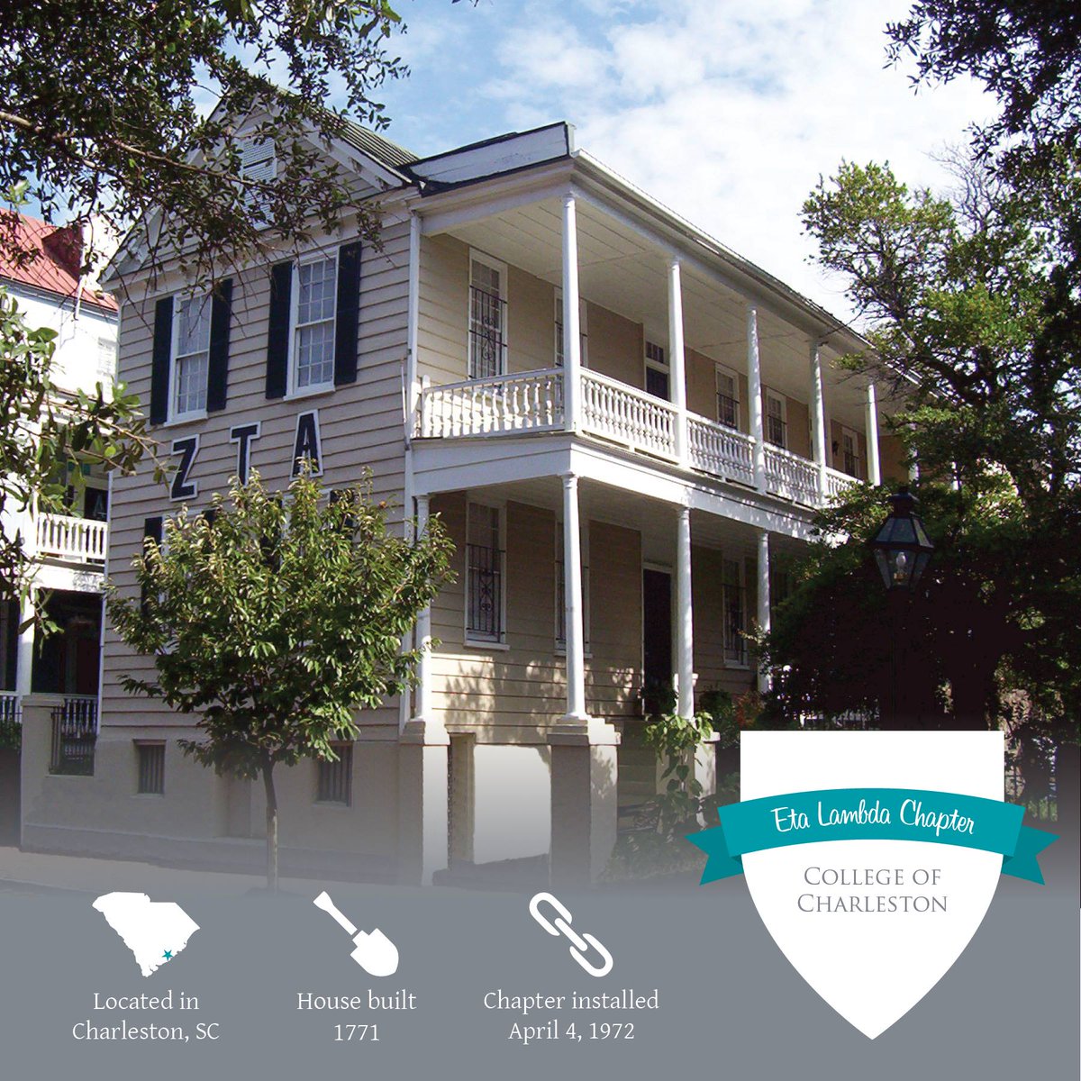 Zeta Tau Alpha (@ztafraternity) on Twitter photo .<a href="/CofCZTA/">Charleston ZTA</a>'s house was built in 1771, but it's been updated since then, of course. zetataualpha.org/cms400min/hcga… #WEareZTA .<a href="/CofCZTA/">Charleston ZTA</a>'s house was built in 1771, but it's been updated since then, of course. zetataualpha.org/cms400min/hcga… #WEareZTA