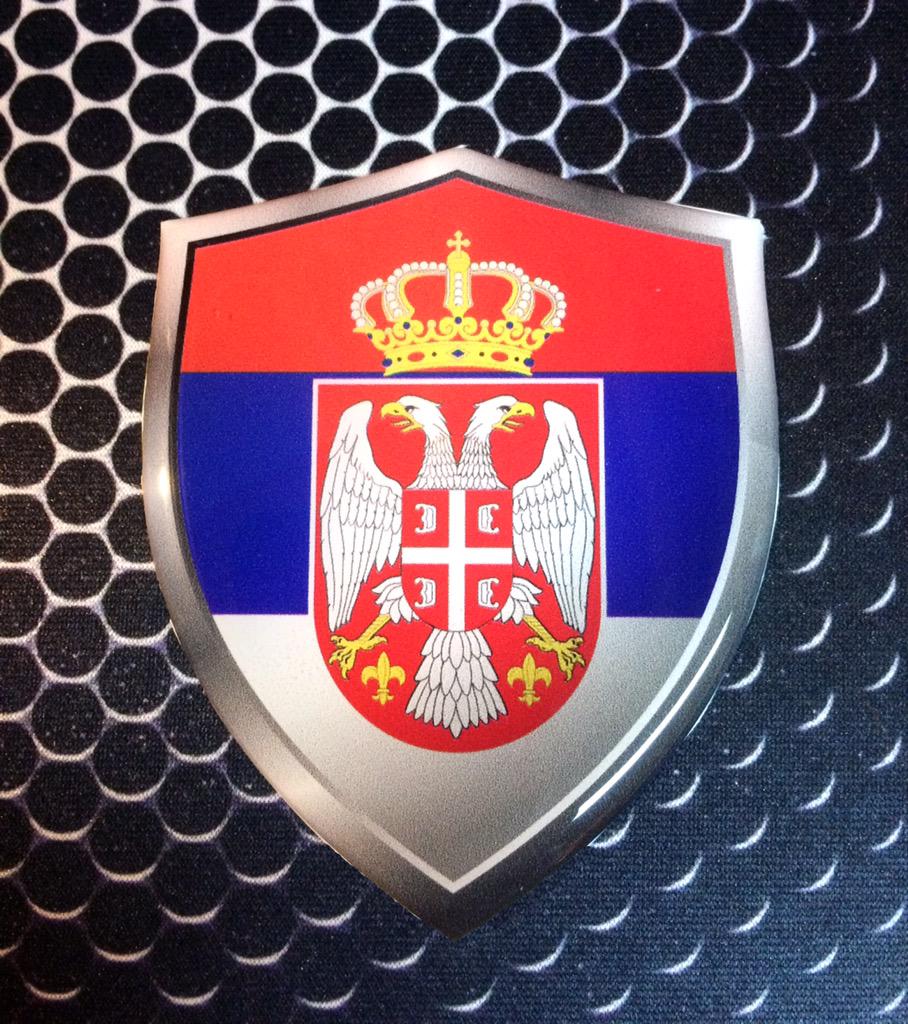 iSerbApparel's tweet photo. Najnovije #nalepnice #Srbija #Serbia #serbianproblem #iSerbApparel #DomedDecals #3Dstickers http://t.co/I8BFMoaeH9