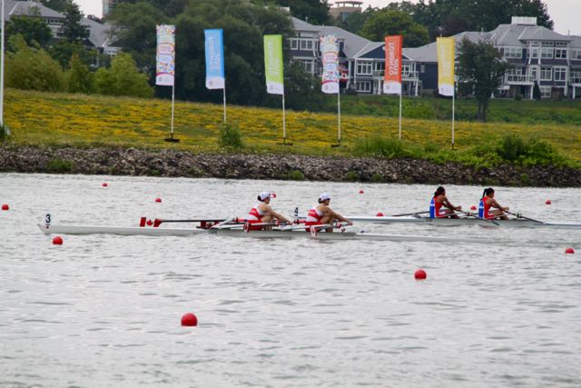 rowingcanada's tweet photo. GOLD MEDAL!!! Congratulations Kate Sauks &amp; Liz Fenje - @TO2015 Winners in the LW2x. 2.Cuba.3@usrowing #ThisIsOurHouse http://t.co/yLoGb2Rnfj