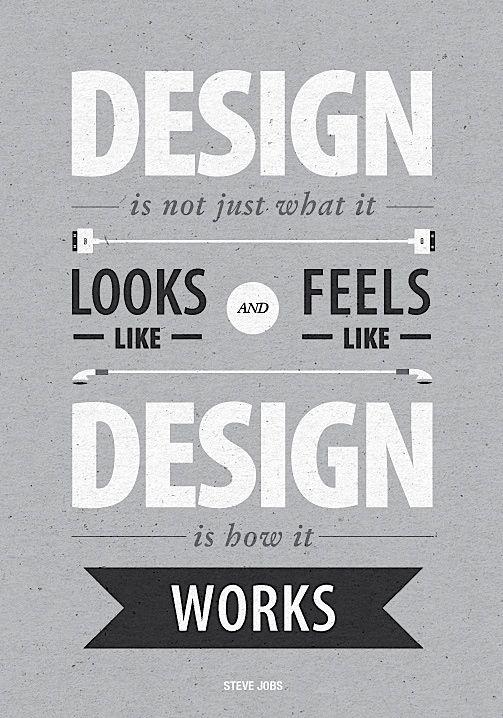 designedbymany's tweet image. Words we live by. Great design is art in its simplest form.