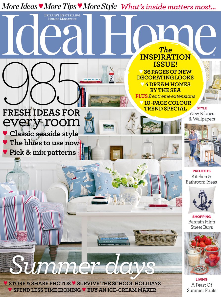 DesignLucille's tweet image. “@idealhome: Don't forget to pick up a copy of your August issue! http://t.co/OR2VaDRTB7”    Great for ideas, inspiration and suppliers..