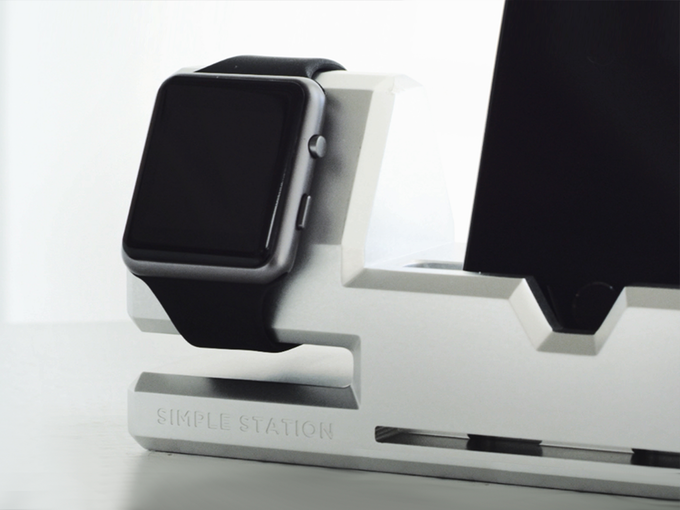 designedbymany's tweet image. #SimpleStation is functionally designed with style and quality for #iPhone &amp;amp; #AppleWatch. goo.gl/lBaKBt