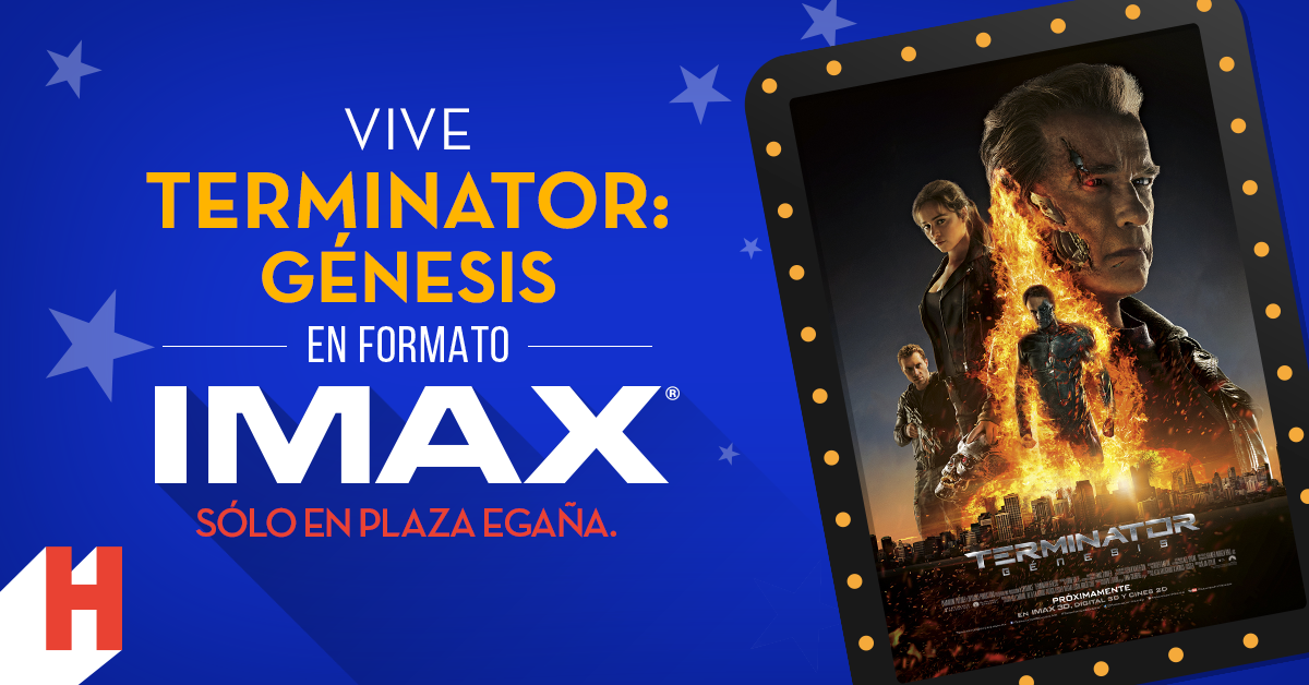Cinepoliscl's tweet image. [IMAX] Quedan pocos días para ver #TerminatorGénesis en un formato impresionante.