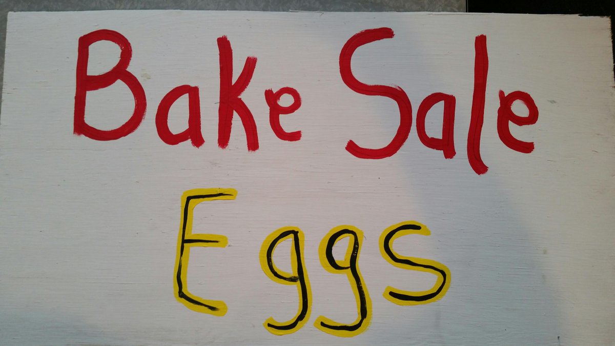 FunOnFarm's tweet photo. Bake sale and farm fresh eggs here at the farm, July 17th &amp;18th  #bakesale #funonfarm http://t.co/eoarX4rQnU