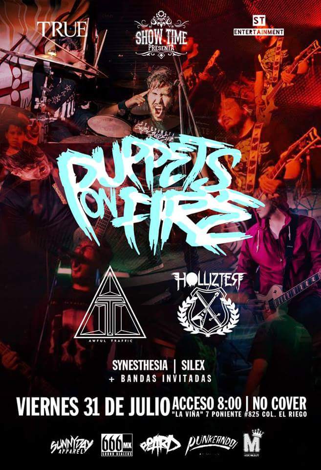 PuppetsOnFire's tweet photo. Nos vemos el 31 de julio gente de Tehuacán. http://t.co/xaPUJyjhRX