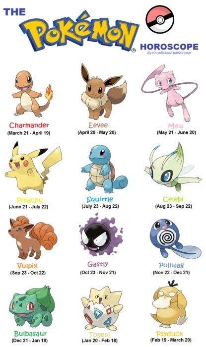 Pokegram's tweet photo. Pokemon Horoscopes! #RT http://t.co/PHMrI7ig1L