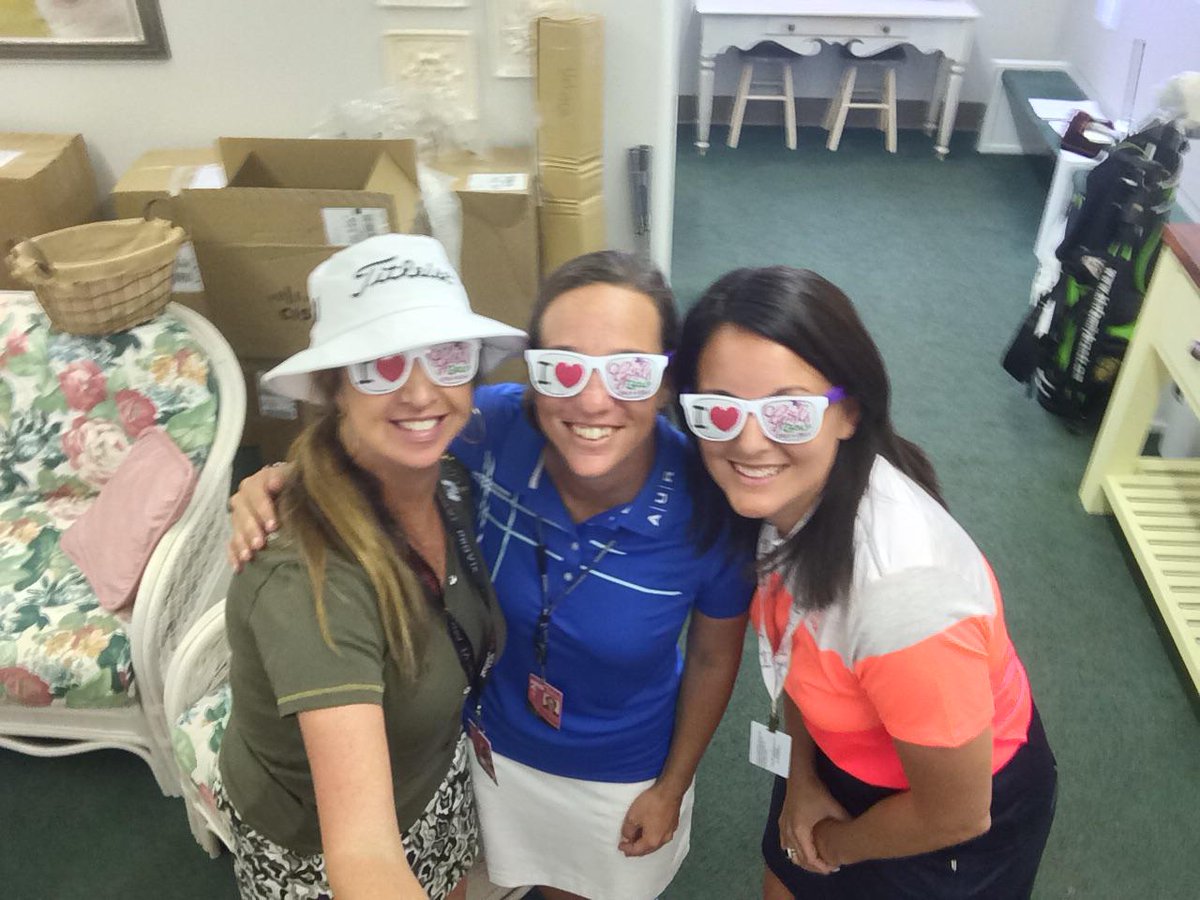 Showing our support of LPGA-USGA Girls Golf w/ <a href="/LPGATourRep/">Caroline Rankin</a> and @AliKickLPGA <a href="/LPGAGirlsGolf/">LPGA*USGA Girls Golf</a> #LittleGirlsBIGDreams