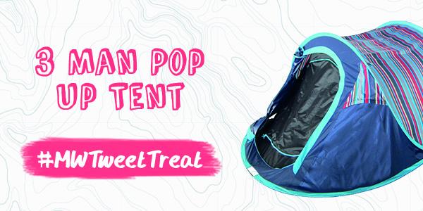 MountainWHouse's tweet image. Time to get #Camping! RT &amp;amp; Follow to #WIN our 3 Man Pop Up Tent! bit.ly/1HAAU1h #MWTweetTreat