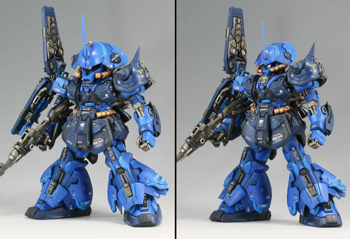 SD練習用マラサイ・完成！】 塗装はグフをイメージ。そして完全