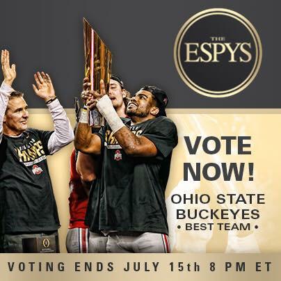 OhioStAthletics's tweet image. Scarlet &amp;amp; Gray out ... ✈️ Off to LA! 

#Buckeyes up for 4 @ESPYS categories VOTE NOW: espn.go.com/espys #GoBucks